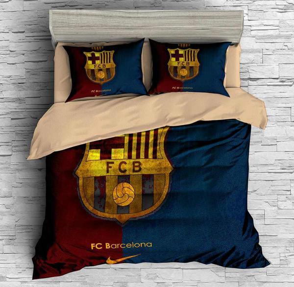 Fc Barcelona 3 Duvet Cover and Pillowcase Set Bedding Set Fc Barcelona 3 Duvet Cover and Pillowcase Set Bedding Set