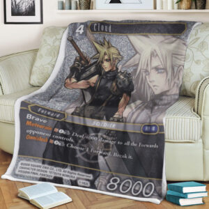 Final Fantasy Cloud Sherpa Blanket 1
