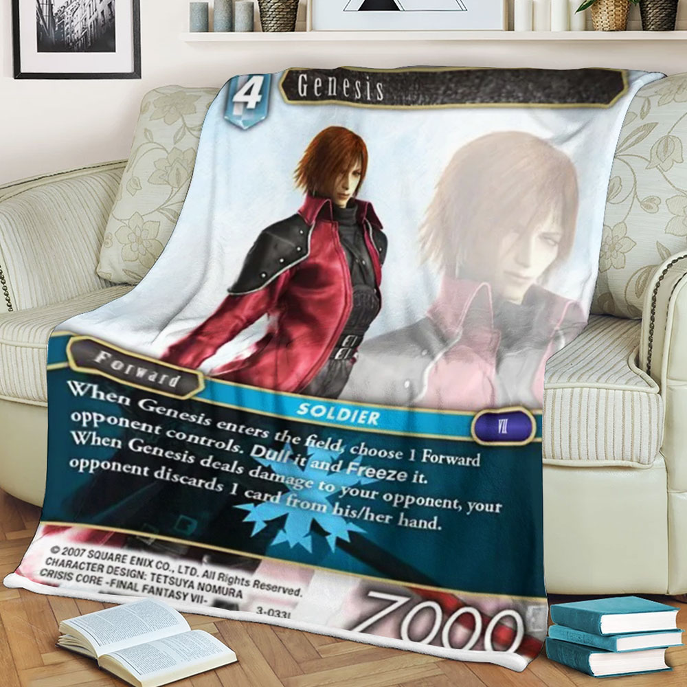 Final Fantasy Genesis Sherpa Blanket Final Fantasy Genesis Sherpa Blanket