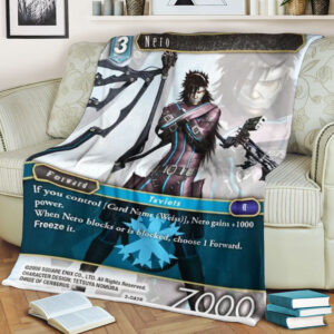 Final Fantasy Nero Sherpa Blanket