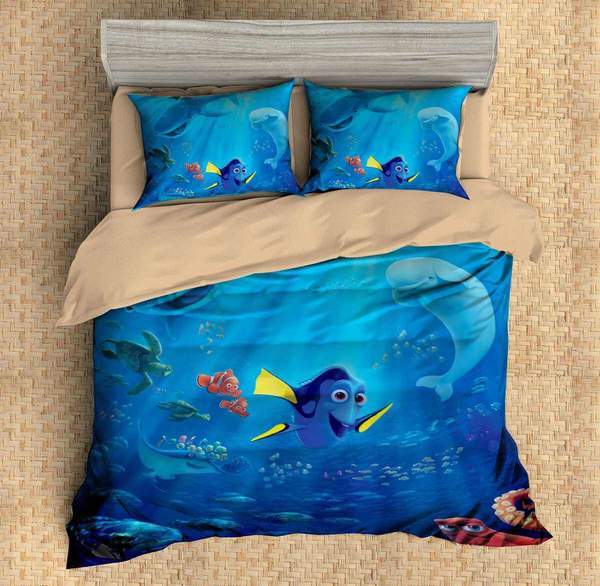 Finding Dory 3 Duvet Cover and Pillowcase Set Bedding Set Finding Dory 3 Duvet Cover and Pillowcase Set Bedding Set