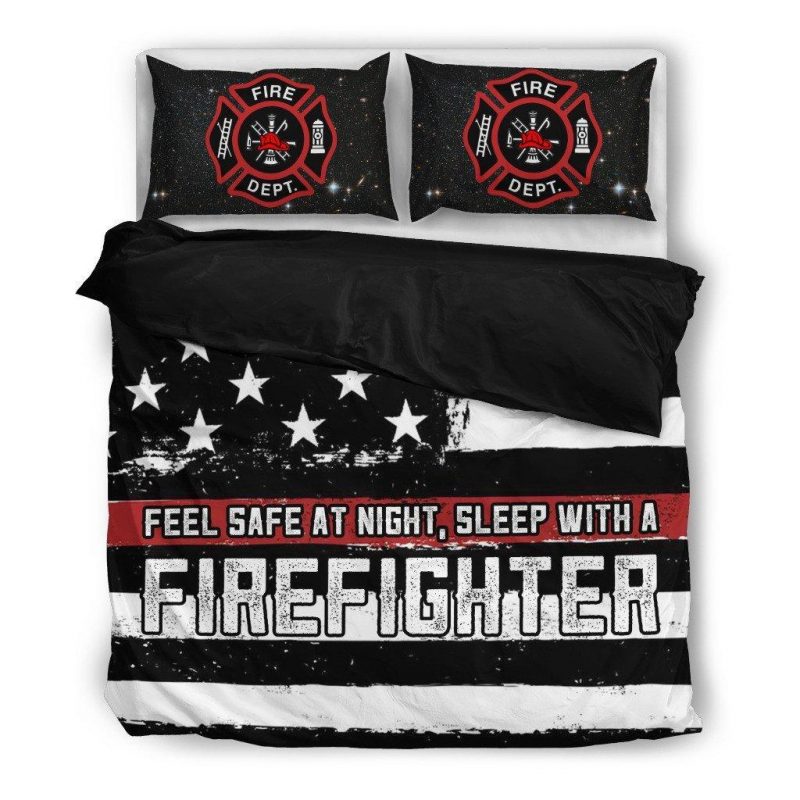 Firefighter Duvet Cover and Pillowcase Set Bedding Set Firefighter Duvet Cover and Pillowcase Set Bedding Set