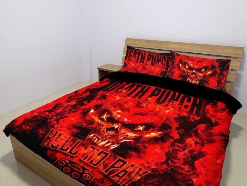 Five Finger Death Punch Duvet Cover and Pillowcase Set Bedding Set 982 Five Finger Death Punch Duvet Cover and Pillowcase Set Bedding Set 982