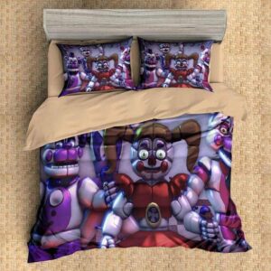 Five Nights At FreddyS Duvet Cover and Pillowcase Set Bedding Set 539