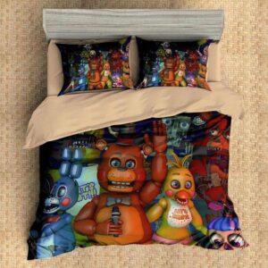 Five Nights At FreddyS Duvet Cover and Pillowcase Set Bedding Set 655