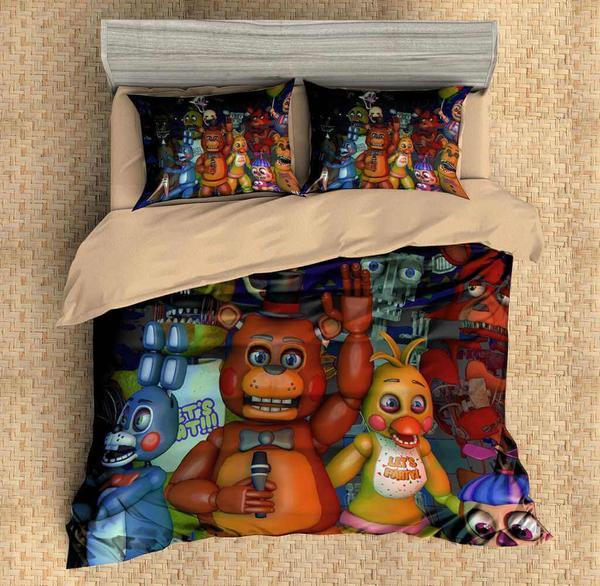 Five Nights At FreddyS Duvet Cover and Pillowcase Set Bedding Set 655 Five Nights At FreddyS Duvet Cover and Pillowcase Set Bedding Set 655