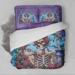 Flower Duvet Cover and Pillowcase Set Bedding Set