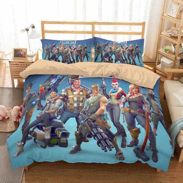 Fortnite 5 Duvet Cover and Pillowcase Set Bedding Set 651 Fortnite 5 Duvet Cover and Pillowcase Set Bedding Set 651