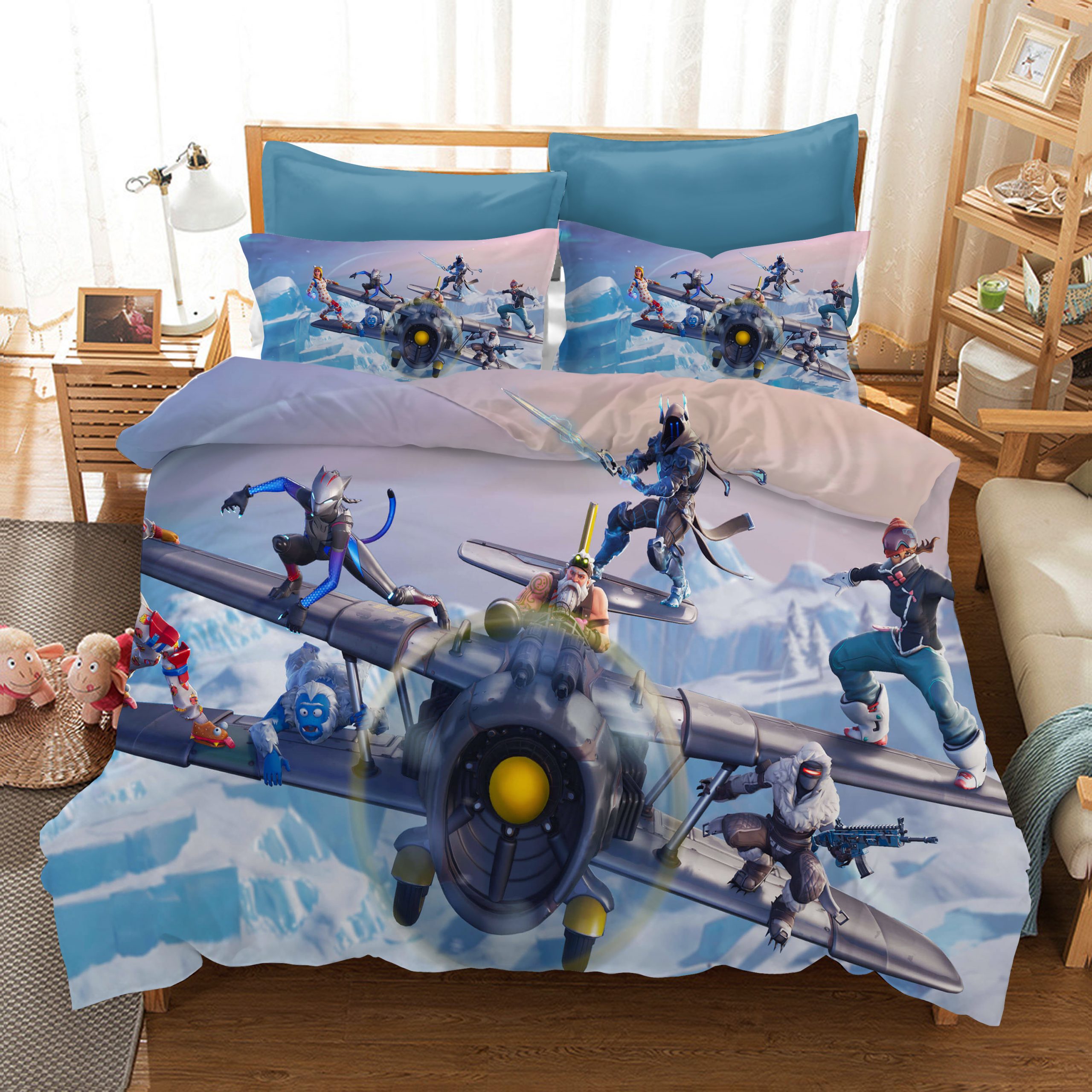 Fortnite 5 Duvet Cover and Pillowcase Set Bedding Set 854 scaled 1 Fortnite 5 Duvet Cover and Pillowcase Set Bedding Set 854 scaled 1