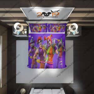 Fortnite Halloween 10 Duvet Cover and Pillowcase Set Bedding Set scaled 1