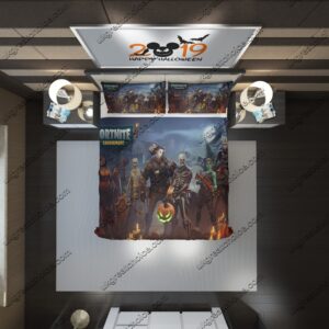 Fortnite Halloween 2 Duvet Cover and Pillowcase Set Bedding Set scaled 1
