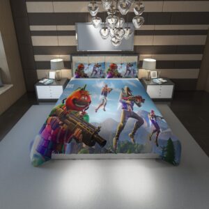 Fortnite Logo 43 Duvet Cover and Pillowcase Set Bedding Set scaled 1