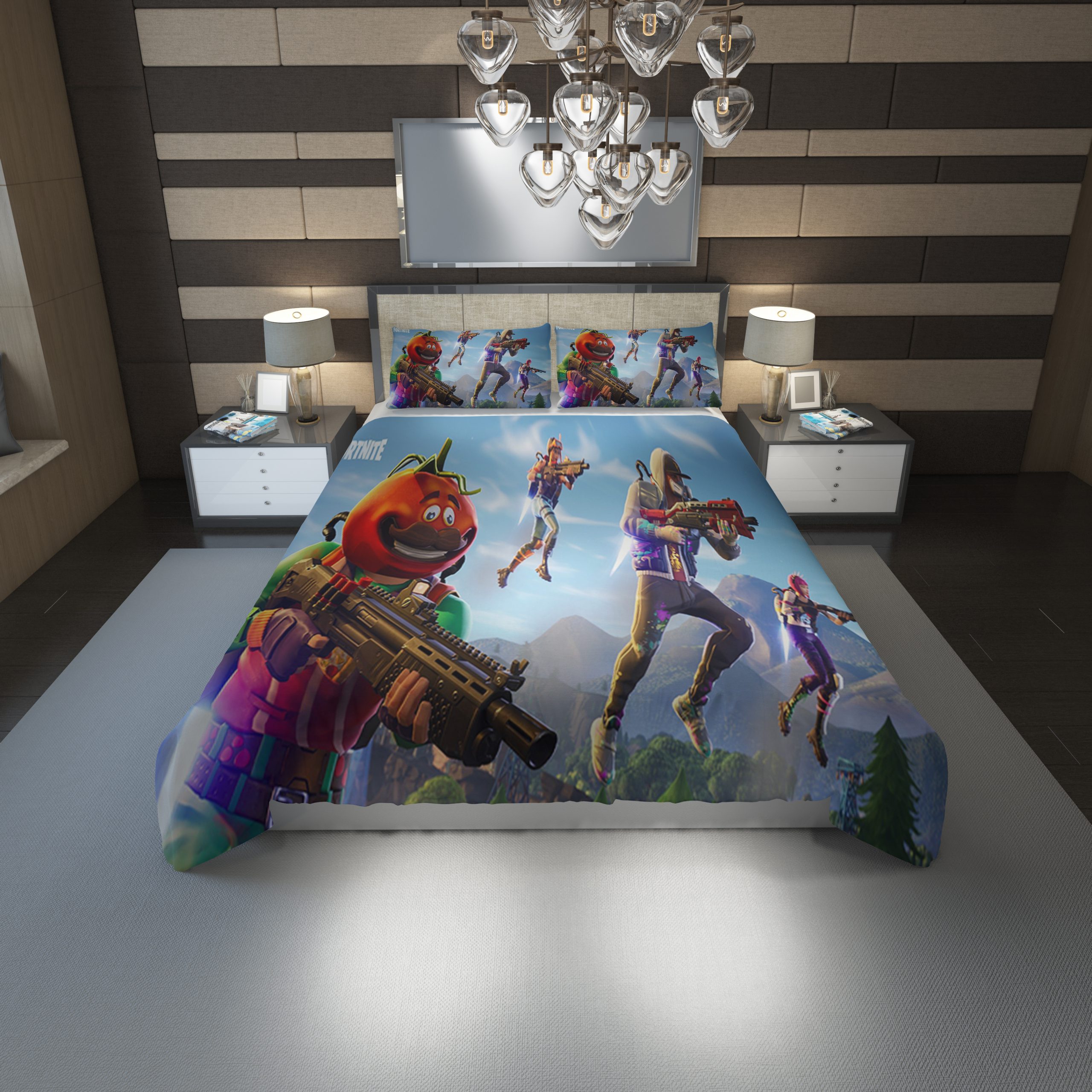 Fortnite Logo 43 Duvet Cover and Pillowcase Set Bedding Set scaled 1 Fortnite Logo 43 Duvet Cover and Pillowcase Set Bedding Set scaled 1