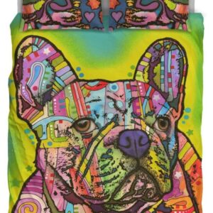 French Bulldog 3 Duvet Cover and Pillowcase Set Bedding Set