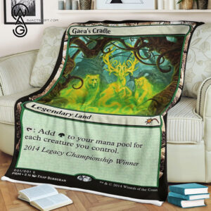 GaeaS Cradle Game Magic The Gathering Blanket