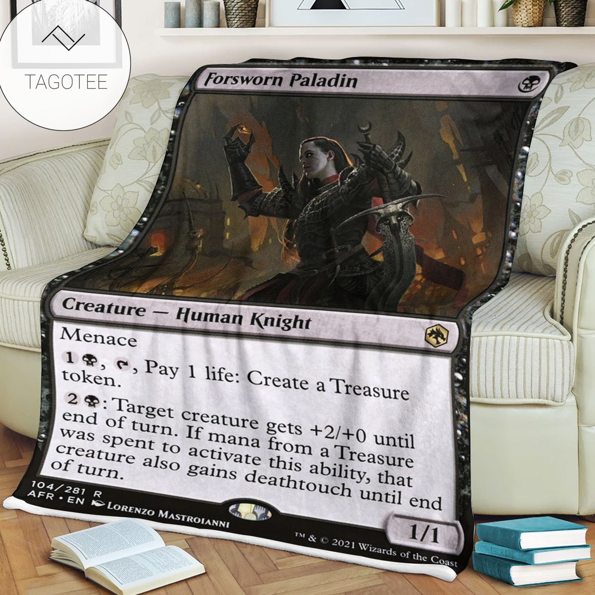 Game DD Forsworn Paladin Blanket Tagotee Game DD Forsworn Paladin Blanket Tagotee