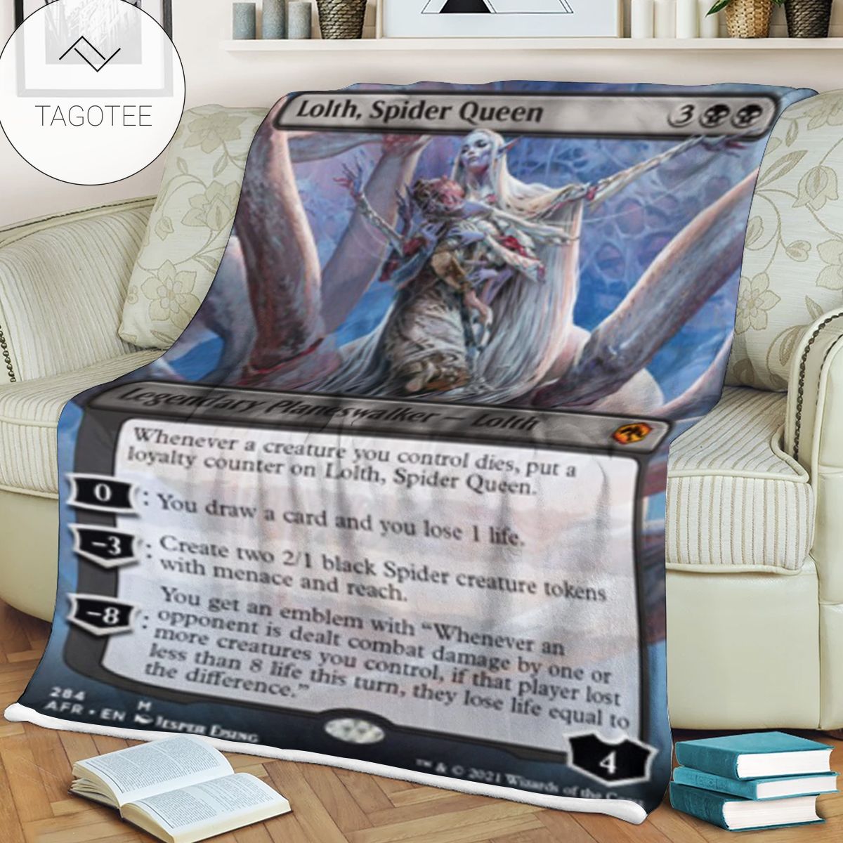 Game DD Lolth Spider Queen Blanket Tagotee Game DD Lolth Spider Queen Blanket Tagotee