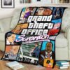 Game Gta Electric City Scranton The Office Cover Custom Soft Blanket 1
