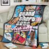 Game Gta Vice City Custom Soft Blanket 1