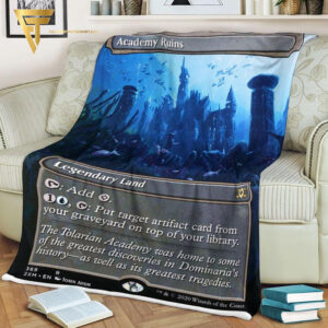 Game Magic The Gathering Academy Ruins Legendary Land Blanket