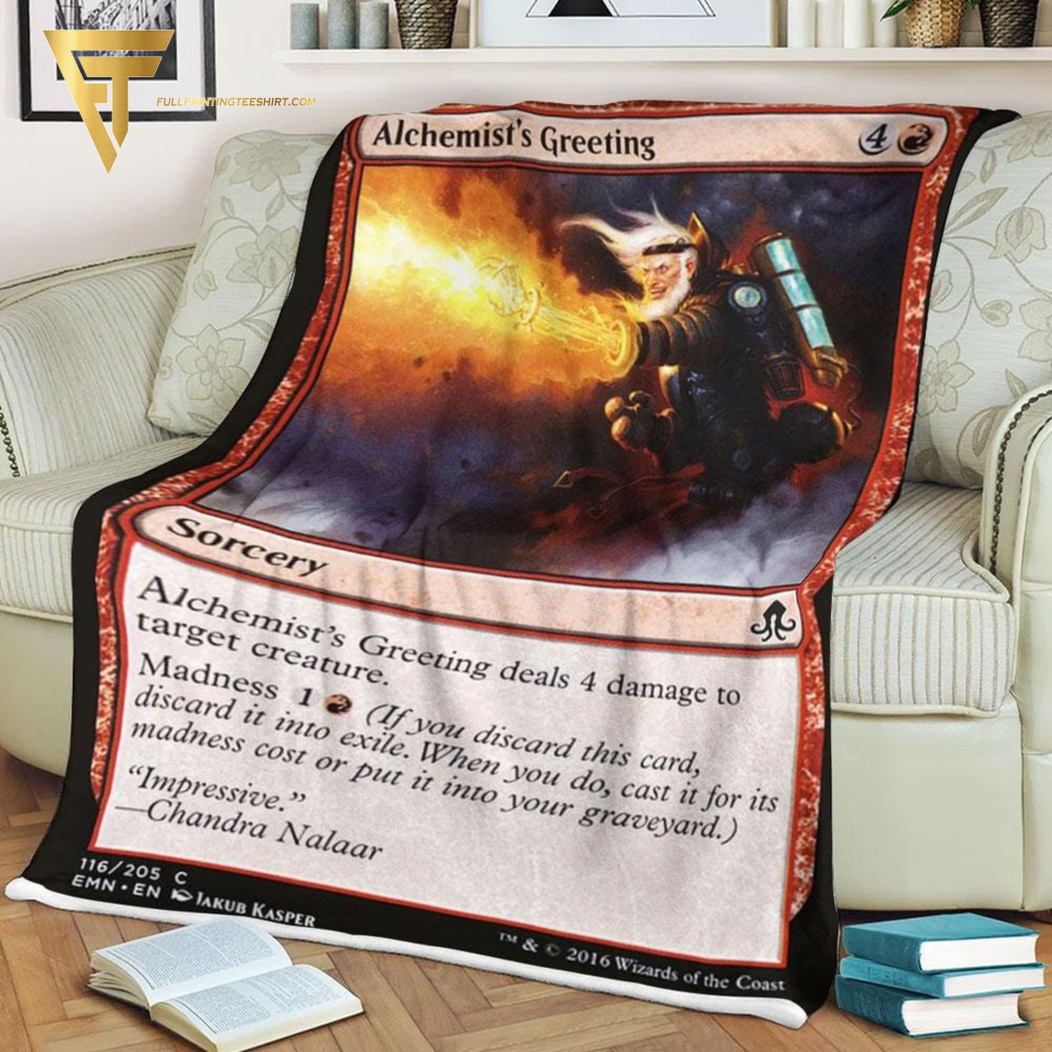 Game Magic The Gathering AlchemistS Greeting Blanket Game Magic The Gathering AlchemistS Greeting Blanket