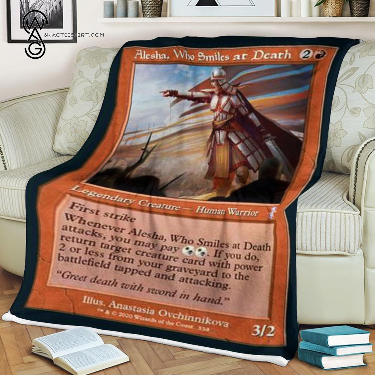 Game Magic The Gathering Alesha Who Smiles At Death Blanket Game Magic The Gathering Alesha Who Smiles At Death Blanket