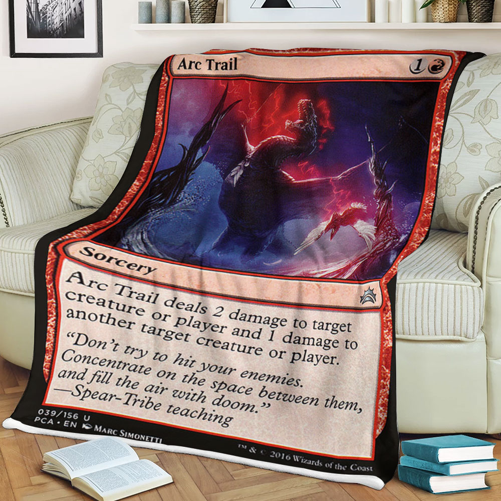 Game Magic The Gathering Arc Trail Sherpa Blanket Game Magic The Gathering Arc Trail Sherpa Blanket