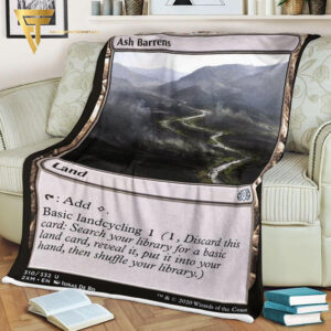 Game Magic The Gathering Ash Barrens Blanket