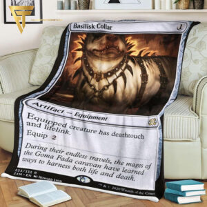 Game Magic The Gathering Basilisk Collar Blanket