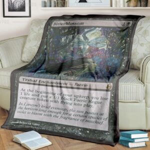 Game Magic The Gathering Bitterblossom Blanket