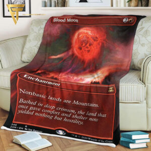 Game Magic The Gathering Blood Moon Blanket 1