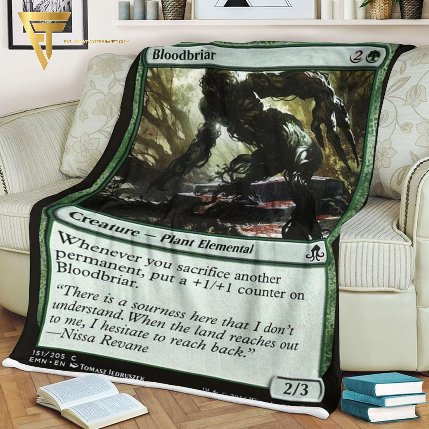 Game Magic The Gathering Bloodbriar Blanket Game Magic The Gathering Bloodbriar Blanket