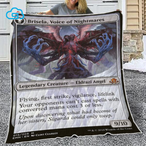 Game Magic The Gathering Brisela Voice Of Nightmares Blanket