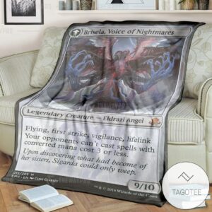 Game Magic The Gathering Brisela Voice Of Nightmares Custom Soft Blanket