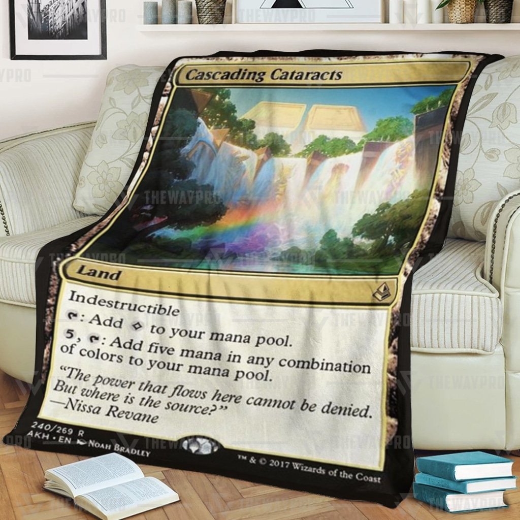 Game Magic The Gathering Cascading Cataracts Blanket Game Magic The Gathering Cascading Cataracts Blanket