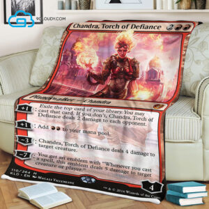 Game Magic The Gathering Chandra Torch Of Defiance Blanket