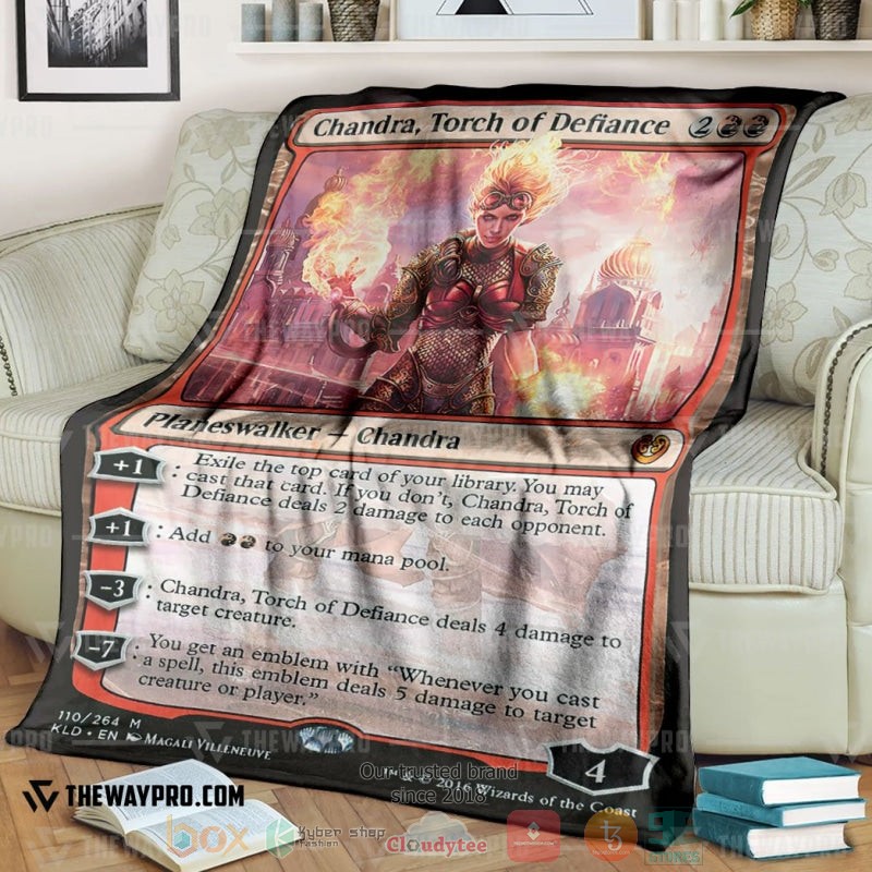 Game Magic The Gathering Chandra Torch Of Defiance Soft Blanket Game Magic The Gathering Chandra Torch Of Defiance Soft Blanket