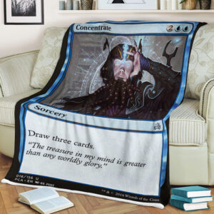 Game Magic The Gathering Concentrate Sherpa Blanket