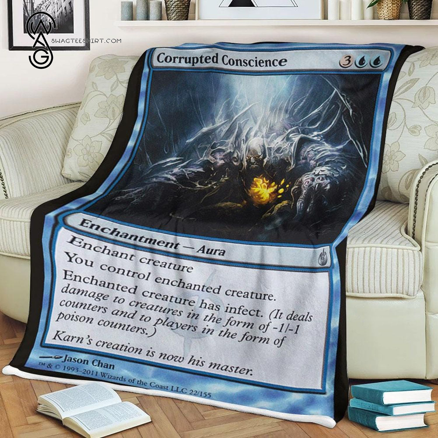 Game Magic The Gathering Corrupted Conscience Blanket Game Magic The Gathering Corrupted Conscience Blanket