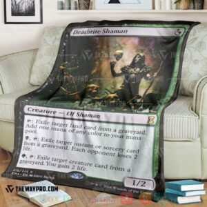 Game Magic The Gathering Deathrite Shaman Soft Blanket