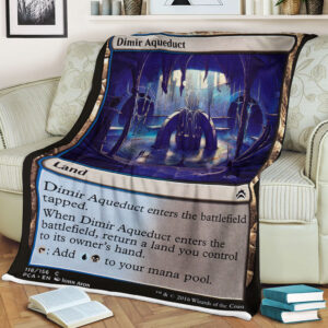 Game Magic The Gathering Dimir Aqueduct Sherpa Blanket