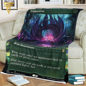 Game Magic The Gathering Exploration Blanket