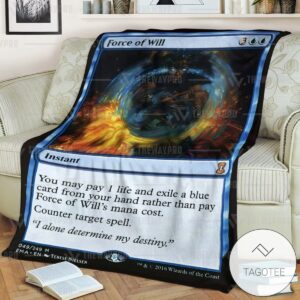 Game Magic The Gathering Force Of Will Custom Soft Blanket