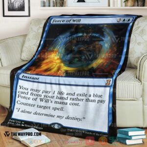 Game Magic The Gathering Force Of Will Soft Blanket
