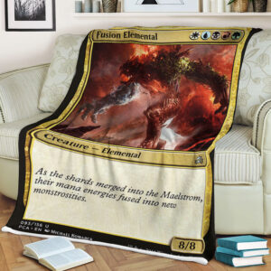 Game Magic The Gathering Fusion Elemental Sherpa Blanket