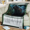 Game Magic The Gathering GarrukS Gorehorn Blanket