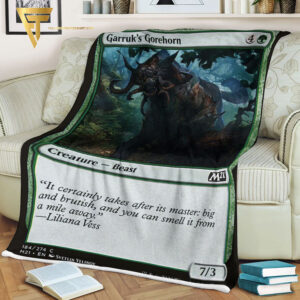 Game Magic The Gathering GarrukS Gorehorn Blanket