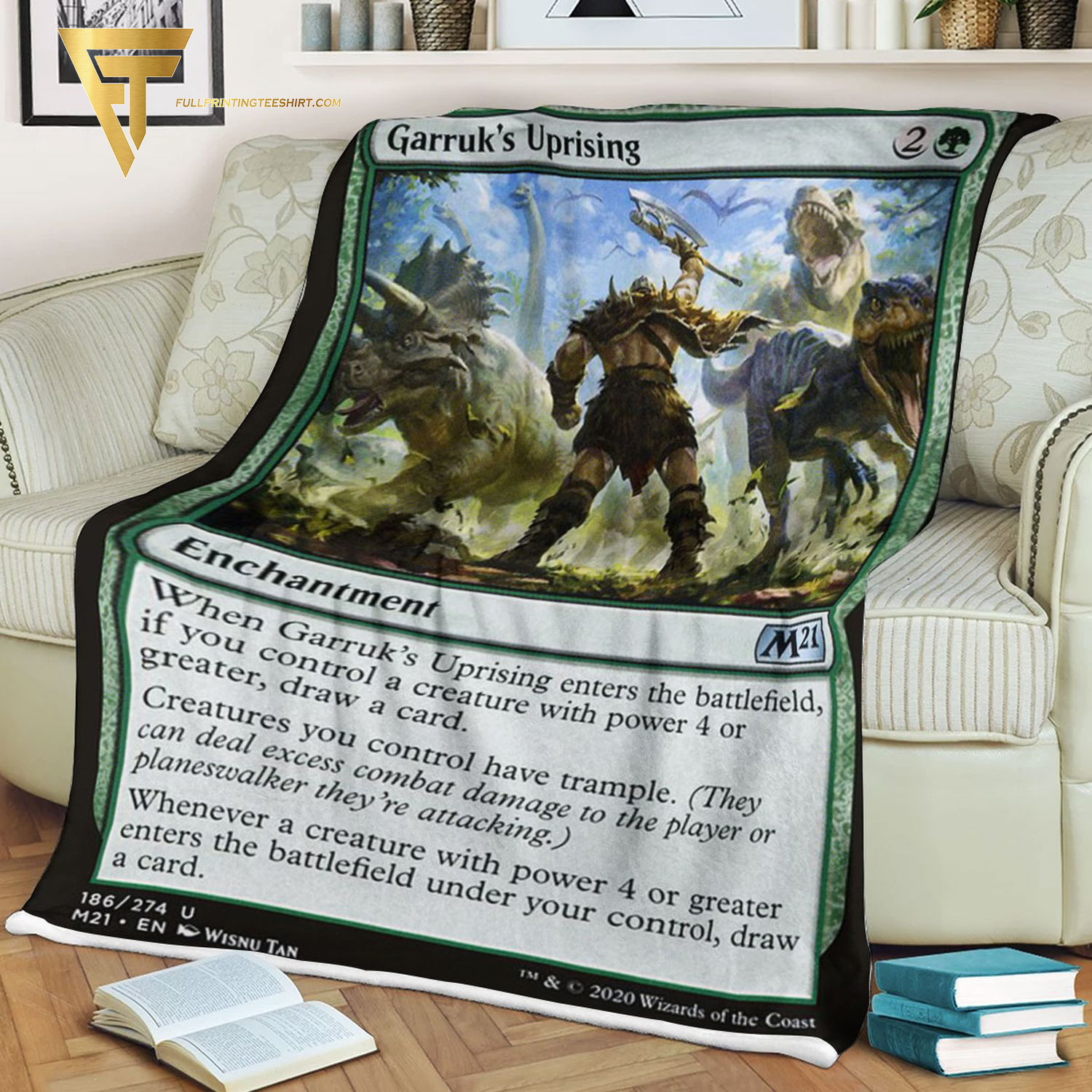Game Magic The Gathering GarrukS Uprising Blanket Game Magic The Gathering GarrukS Uprising Blanket