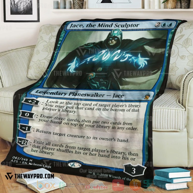 Game Magic The Gathering Jace The Mind Sculptor Soft Blanket Game Magic The Gathering Jace The Mind Sculptor Soft Blanket