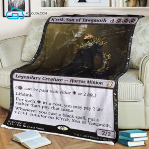 Game Magic The Gathering KRrik Son Of Yawgmoth Blanket